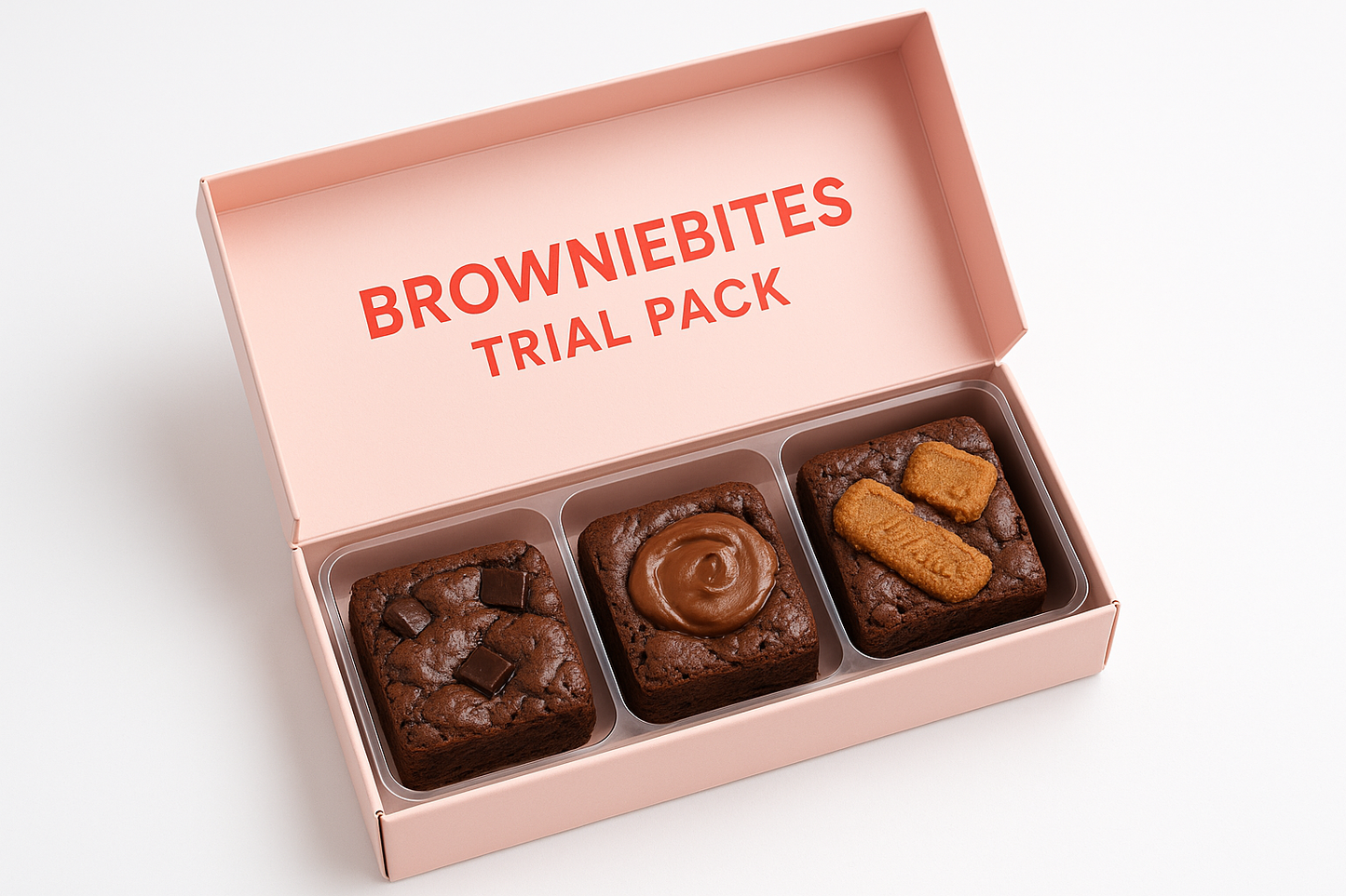 BROWNIEBITES TRIAL PACK with plastic partitions
